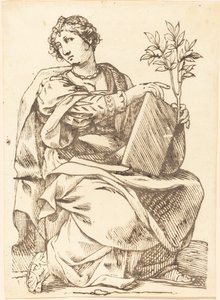 Sibylla Agrippa av Jacques Stella