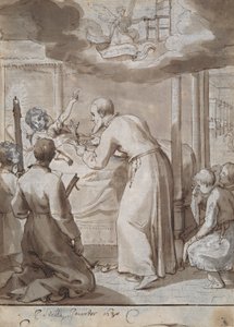 St. Philip besöker ett sjukhus av Jacques Stella