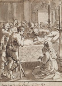 St. Philip besöker ett sjukhus av Jacques Stella