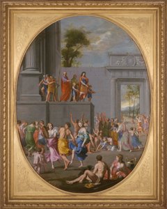 The Liberality of Titus (Allegory of the Liberality of Louis XIII and Cardinal Richelieu), c.1637-38 (olja på duk)