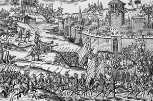 Capture of Montbrison av Francois de Beaumont, Baron of Adrets