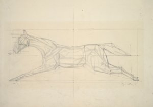 Jockey Series, nr 2 (häst sett från sidan)