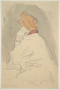 Sittande kvinna av Jacques Villon