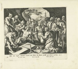 Uppfostran av Lazarus Vita, passio et resvrrectio Iesv Christi (serietitel) Life, Passion and Resurrection of Christ (serietitel) av Jacques de Bie