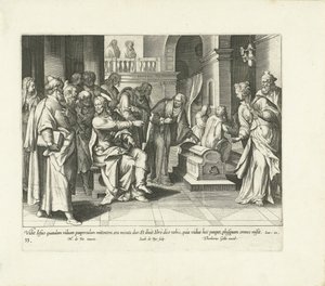Den fattiga änkans generositet Vita, passio et resvrrectio Iesv Christi (serietitel) Life, Passion and Resurrection of Christ (serietitel) av Jacques de Bie