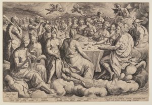 Gudarnas bankett av Jacques de Gheyn II