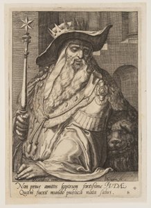 Juda, från Jakobs tolv söner av Jacques de Gheyn II