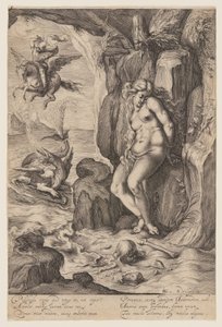 Perseus befriar Andromeda av Jacques de Gheyn II