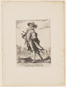 Skattmästare, från officerare och soldater i kejsar Rudolf II:s livvakt av Jacques de Gheyn II