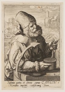 Zebulon, från Jakobs tolv söner av Jacques de Gheyn II