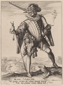 Soldat med Arquebus