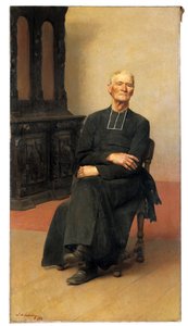 Porträtt av en gammal präst av Jacques de Lalaing