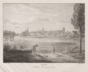 Bayern, staden Donauworth av Jakob Alt