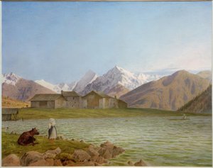 Haidersee mot Ortler