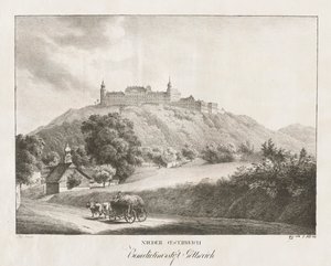 Nedre Österrike, benediktinerkloster i Gottereich av Jakob Alt