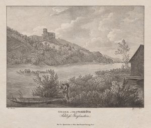 Nedre Österrike, Greifenstein slott av Jakob Alt