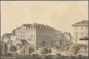 Teatern i Wien, ca 1816.