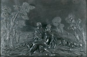 Venus och Adonis av Jakob Gabriel Mollinarolo