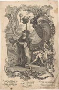 Bagaris konvertiten Der Bekehrte Bagaris (titel på objekt) Apelles och Bagaris (serietitel) av Jakob Gottlieb Thelott