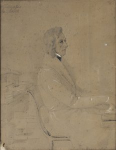 Frédéric Chopin vid piano av Jakob Götzenberger