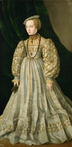 Ärkehertiginnan Anna av Österrike 1528-1590, dotter till kejsar Ferdinand I, ca 1545