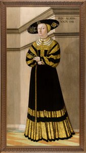Porträtt av Anna von Rosental, 1529.