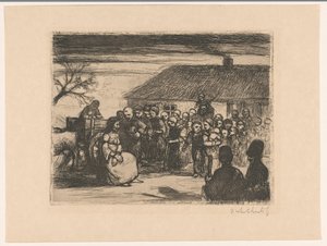 Hån mot Kristus Mock Christ (titel på objekt) av Jakob Smits (signed by artist)