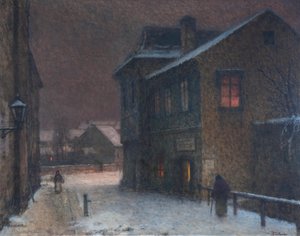Gata i snö, 1907-1909