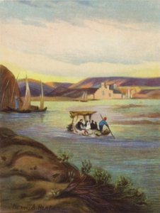"Bir" på Eufrat (färg litho)