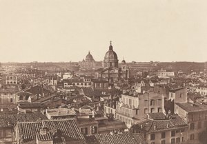 Vy över Rom,ca. 1855 (foto) av James (attr.to) Anderson