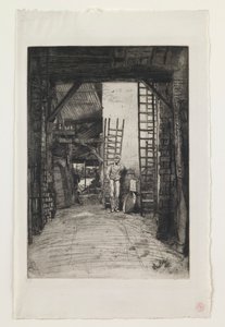 W. Jones, Limeburner, Thames Street av James Abbott McNeill Whistler