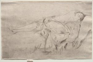 Ett barn på en soffa, nr 2. av James Abbott McNeill Whistler