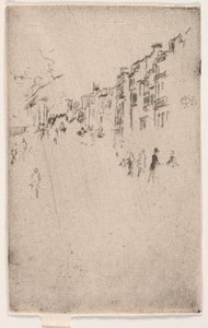 Ett fragment av Piccadilly. av James Abbott McNeill Whistler