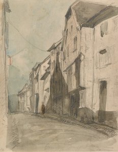 En gata i Saverne, 1858. av James Abbott McNeill Whistler