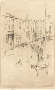 Alderney Street, ca. 18801881. av James Abbott McNeill Whistler