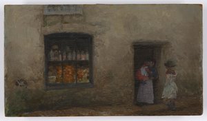 An Orange Note: Sweet Shop av James Abbott McNeill Whistler