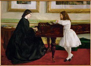 Vid pianot av James Abbott McNeill Whistler
