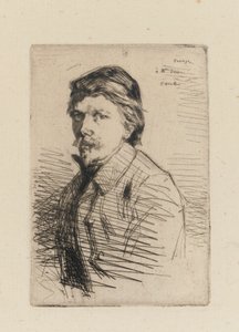 Auguste Delatre, 1858. av James Abbott McNeill Whistler