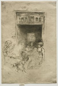 Bead Stringers. av James Abbott McNeill Whistler