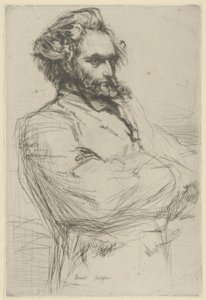Porträtt av Drouet av James Abbott McNeill Whistler
