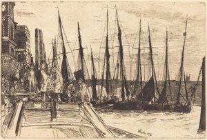 Billingsgate, 1859. av James Abbott McNeill Whistler