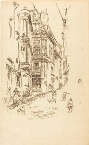 Kanslihuset, Loches, 1888. av James Abbott McNeill Whistler