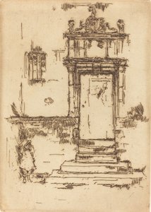 Kapelldörren, Montresor, 1888. av James Abbott McNeill Whistler