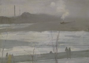 Chelsea on Ice av James Abbott McNeill Whistler