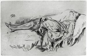 Barn på en soffa, 1800-talet 1904. av James Abbott McNeill Whistler