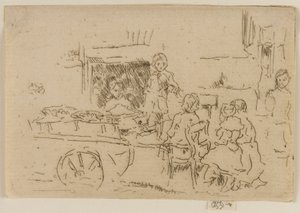 Barnens fruktkärra, 1887. av James Abbott McNeill Whistler
