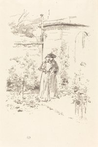 Förtroende i trädgården, 1894. av James Abbott McNeill Whistler