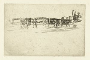 Den lilla Putney-bron Den lille Putney av James Abbott McNeill Whistler