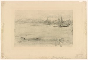 Tidig morgon, 1878. av James Abbott McNeill Whistler