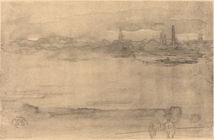 早朝、1878 年。スウェーデン語 av James Abbott McNeill Whistler